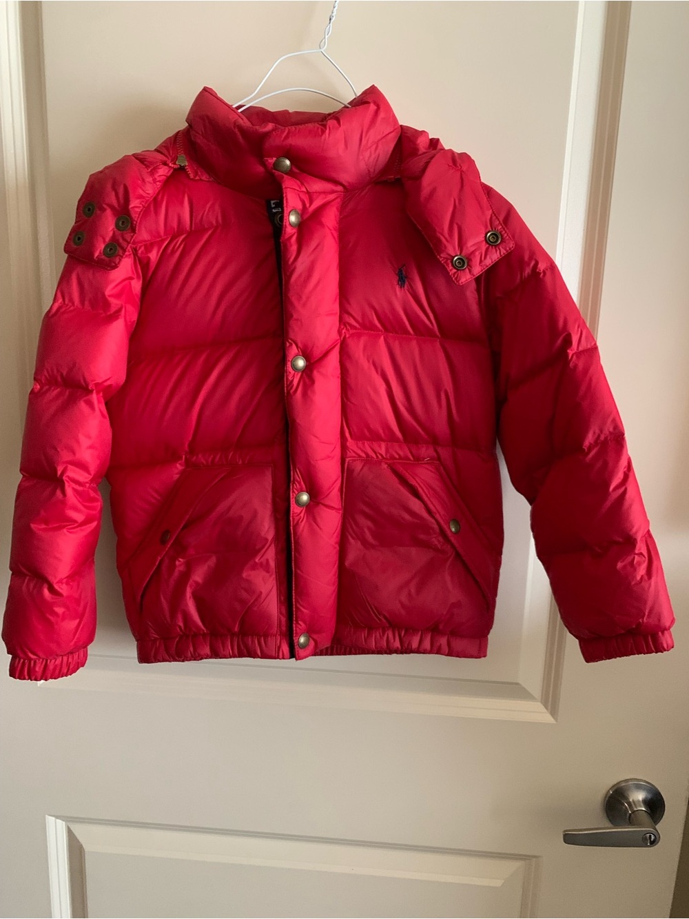 Polo by Ralph Lauren Bright Red Kids Puffer Coat